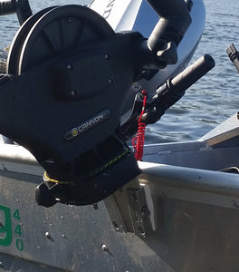 Down Rigger on an Aluminum Skiff in Norway